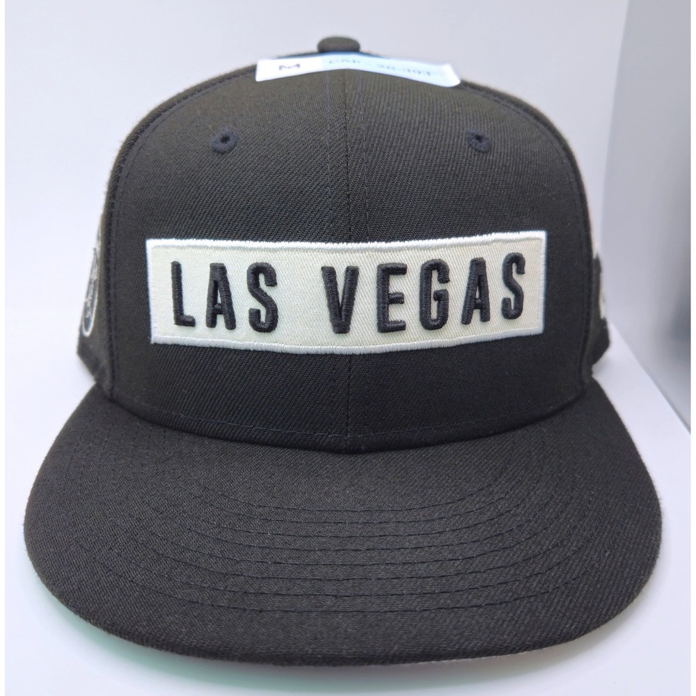 New Era 9FIFTY Las Vegas Raiders Snapback Hat Black White NFL Cap Adjustable